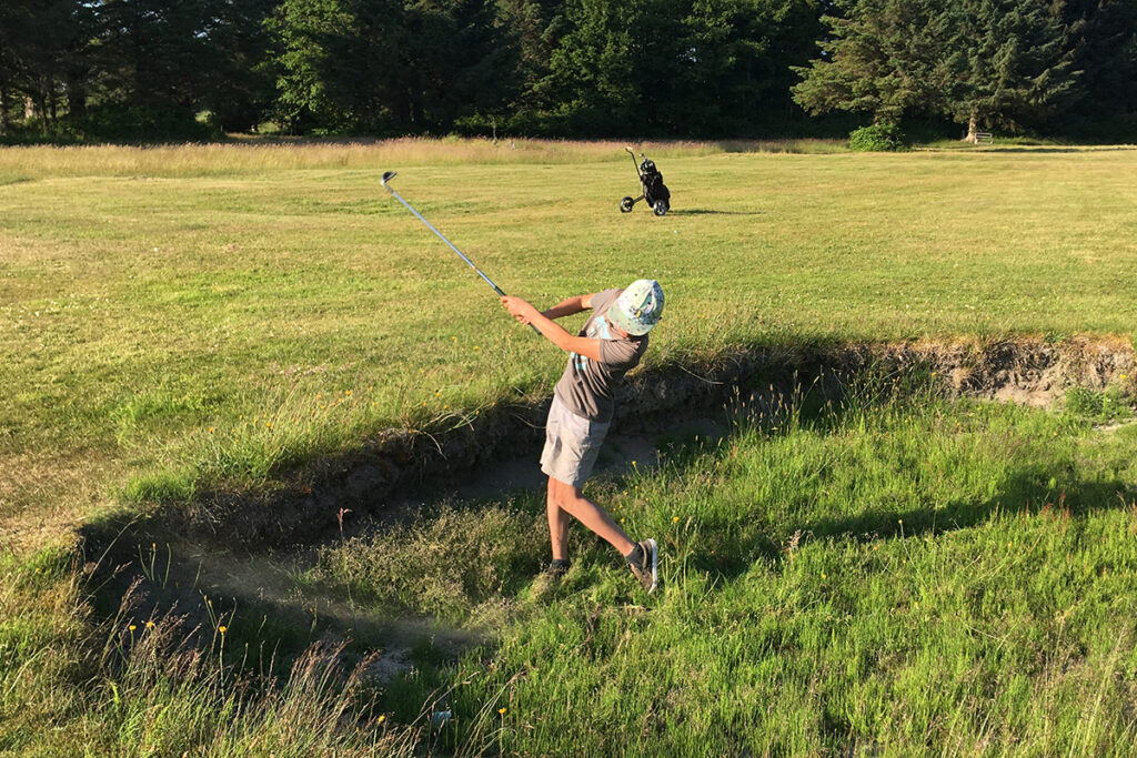 golfing on Haida Gwaii
