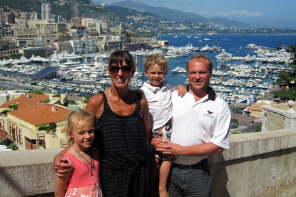 A family vacation to the south of France, 2012.
